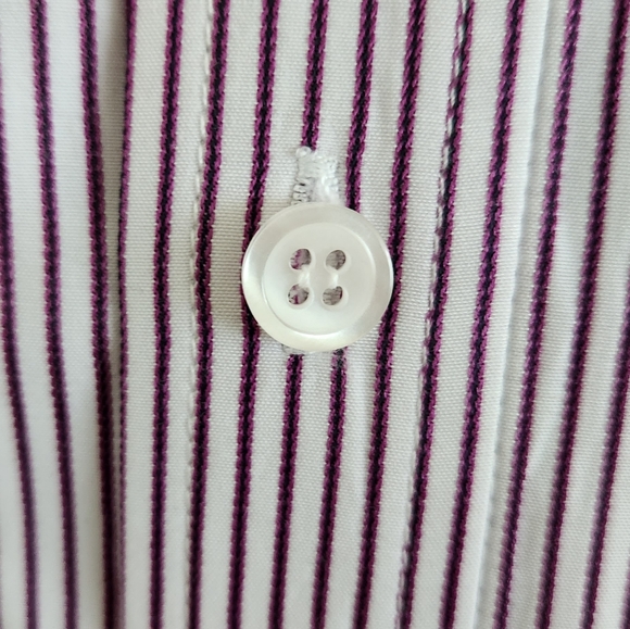 Eileen M Custom Designed Striped Button Down Tunic - Picture 5 of 10